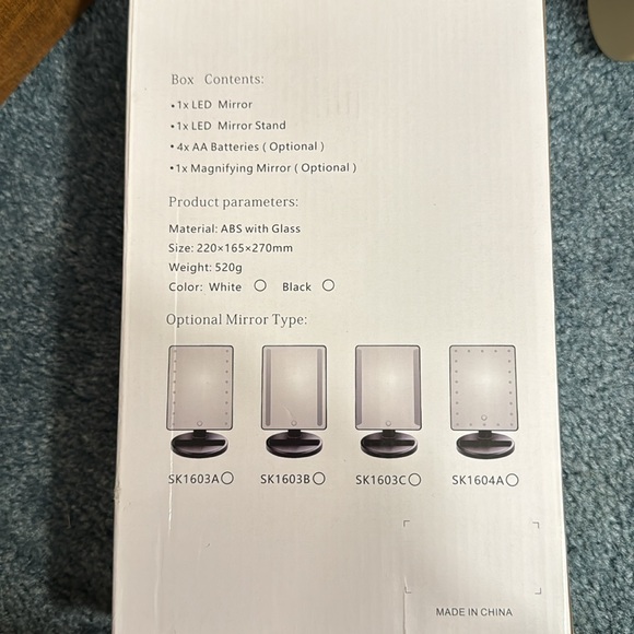 LED light up mirror - Picture 2 of 3